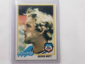 lot 66 image: George Brett A.L. All Star 1978 Topps No. 100