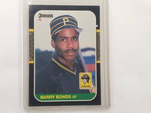 lot 69 image: Barry Bonds Rookie Donruss 87 No. 361