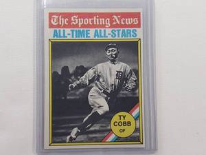 lot 72 image: Ty Cobb The Sporting News All-Time All-Stars 1976 Topps No. 346