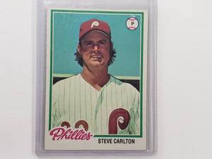 lot 82 image: Steve Carlton 1978 Topps No. 540