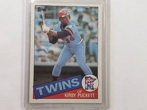 lot 98 image: Kirby Puckett Rookie 1985 Topps No. 536