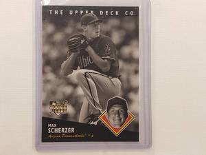 lot 106 image: Max Scherzer Rookie Upper Deck No. 172