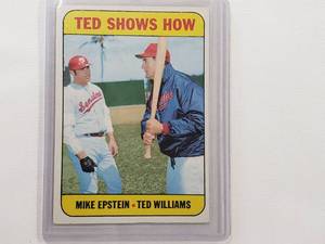 lot 114 image: Ted Shows How Ted Williams & Mike Epstein Topps No. 539