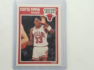 lot 118 image: Scottie Pippen 1989 Fleer No. 23