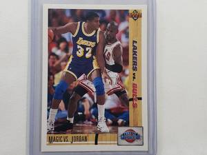 lot 124 image: Magic vs. Jordan 199192 Upper Deck Classic Confrontation No. 34
