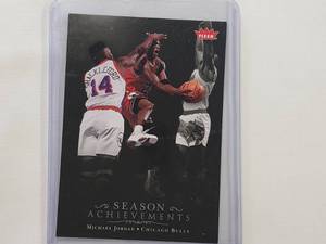 lot 131 image: Michael Jordan Fleer Season Achievements No. SH27