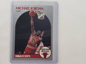 lot 133 image: Michael Jordan 1990 NBA Hoops No. 65