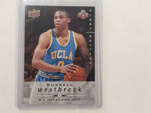 lot 135 image: Russell Westbrook Rookie Upper Deck First Edition No. 262