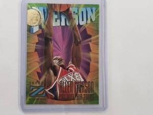 lot 139 image: Allen Iverson Rookie 199697 Skybox Z Force No. 151