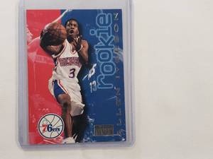 lot 141 image: Allen Iverson Rookie 199697 Skybox No. 216