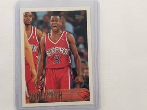 lot 144 image: Allen Iverson Rookie 199697 Topps No. 171