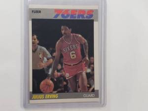 lot 151 image: Julius Erving 1987 Fleer 35 of 132