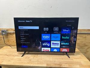 lot 31 image: HISENSE 43 LED LCD TV