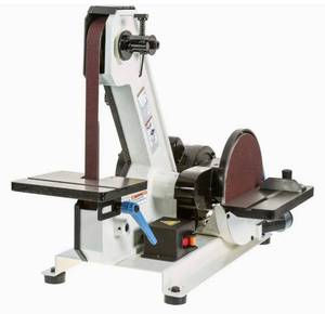 lot 1 image: SHOP FOX W1850 Combination Belt & Disc Sander
