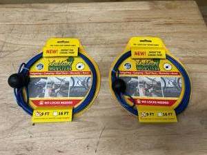 lot 98 image: Lockless Monster Lot of 2- Keeper Cables (9 FT)