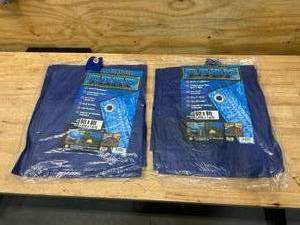 lot 42 image: Lot of 2 All Purpose Tarps- 6ft x 8ft