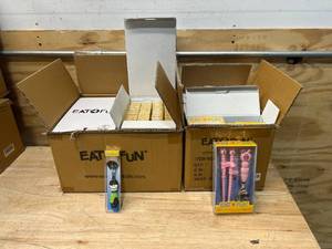 lot 108 image: EAT 4 FUN Lot of Kids Spoons and Chopsticks