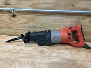lot 103 image: MILWAUKEE 13 Amp Orbital Super Sawzall Kit with Rotating Handle
