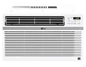 lot 6 image: LG 8,000 BTU 115-Volt Window Air Conditioner LW8016ER with ENERGY STAR and Remote in White