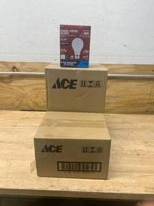 lot 120 image: ACE Lot of 1-12 Cases of- General Purpose Halogen Lightbulbs- Soft White (72 Bulbs)