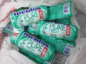 12 pks Mentos Gum...