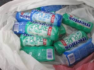 12 pks Mentos Gum...