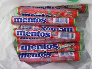 12 pks Mentos...