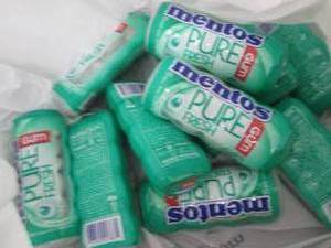 12 pks Mentos Gum...