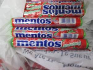 12 pks Mentos...