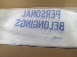 Case of 250 Clear Drawstring Person...