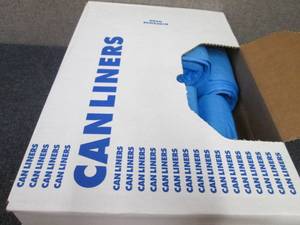 Case of 250 Blue 20-30 Gallon Trash...