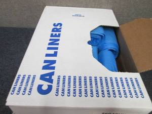 Case of 250 Blue 20-30 Gallon Trash...