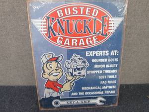 Metal Garage Sign 16x12.5 inches...