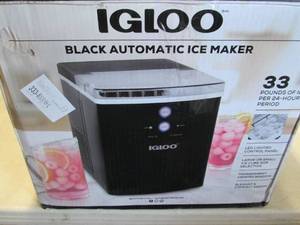 Igloo 33-Lb. Ice Maker - Black open...