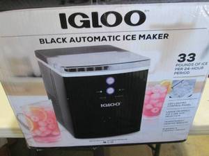 Igloo 33-Lb. Ice Maker - Black open...