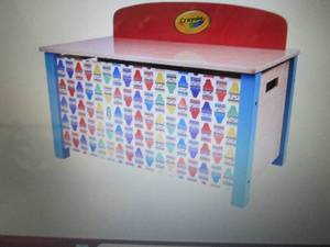 Crayola Wooden Storage Chest Toy Bo...