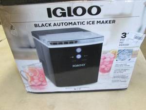 Igloo 33-Lb. Ice Maker - Black open...