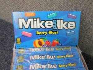 12- 5 oz Boxes Mike & Ike Berry Bla...