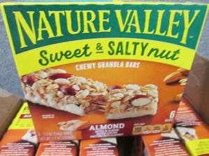 6- 6 pks Nature Valley Sweet & Salt...