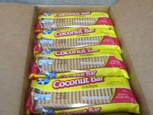 12- 9 oz pks Coconut Bar Cookies...