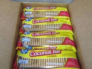 12- 9 oz pks Coconut Bar Cookies...