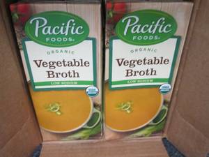 12- 32 oz pks Pacific Foods Low Sod...