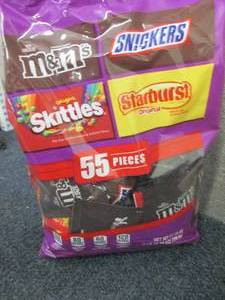 55 piece Bag of Assorted Candies...