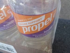 12- 24 oz Bottles Propel Lemon Blac...