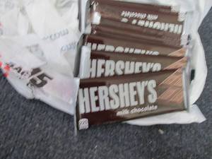 12- 1.55 oz Hersheys Bars...