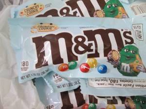12- 1.35 oz pks M&Ms Crunchy Cooki...