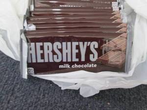 12- 1.55 oz Hersheys Bars...