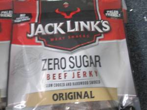6- 2.6 oz Pks Jack Links Zero Sugar...