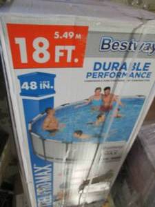 18 foot steel pro max 48 inch high ...