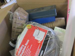 box of misc items ...